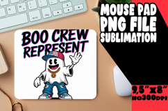 ENCHANTED mouse PAD Fun Sublimation, Funny Ghost Product Image 1