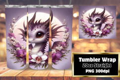 20oz Customizable Tumbler Design , Dragon Product Image 1