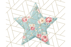 Cute Puffy Star Clipart PNG, 3D Glossy Pastel Stars Clip Art Product Image 4