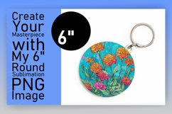 Bright Floral Circle Design Patterns PNG Product Image 1