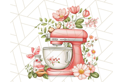 Cottagecore Kitchen Clipart, Vintage Country Floral Kitchen Product Image 5