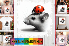 VIBRANT TOTE BAG Design Ideas PNG, Cute Animals Product Image 1