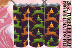 Blissful whispers 20oz tumbler wrap, Christmas Product Image 1