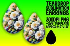 Elegant Teardrop Design for Crafting , Flowers Product Image 1