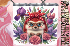 Joyful Spirits 20oz tumbler wrap, Cute Animals Product Image 1