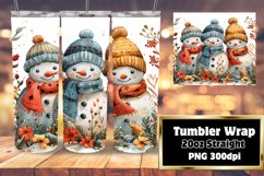 Winter Gingerbread Wrap 20oz Tumbler Sublimation Product Image 1