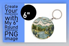 Fresh 3D Round Design Sublimation Summer Product Image 1
