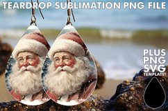 Colorful Teardrop Earrings Gift, Christmas Product Image 1