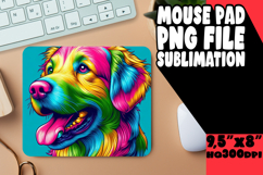 Joyful Mouse Mat Design Sublimation, Dog Product Image 1