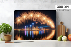 Happy New Year Cutting Board PNG Festive New Year's Eve 2026 Product Image 1