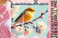 Unique horizons 20oz tumbler wrap, Birds Product Image 1