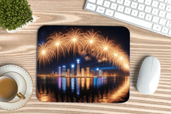 Happy New Year PNG Mouse Pad,Festive New Year's Eve 2026 PNG Product Image 1