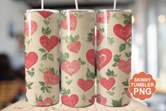 Cupid Vintage Valentine Tumbler | Valentine Tumbler Wrap Product Image 1
