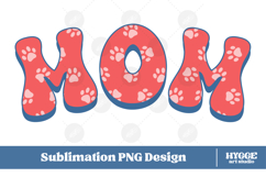 American Mom 4th of July USA Cat Dog Paw DTF Sublimation Product Image 1
