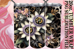 Joyful Colors 20oz tumbler wrap, Leopard Prints Product Image 1