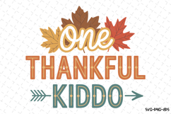 One Thankful Kiddo Svg | Halloween Svg | Svg Cut Files Product Image 1