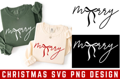 Merry SVG | Christmas Svg Png Product Image 1