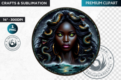 Mythological Female demon clipart, demoness spirit PNG Product Image 1