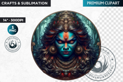 Mythological Female demon clipart, demoness spirit PNG Product Image 1