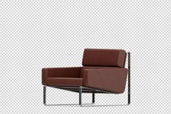 Isometric Arm Chair 3D isolated render Product Image 1