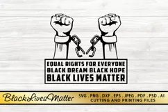 Black Lives Matter SVG PNG EPS DXF for Cutting and Printing Product Image 1