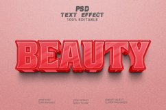 Beauty 3d Text Effect PSD File Product Image 1