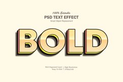 Bold Fashion Editable PSD Text Effect Product Image 1