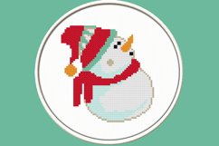 Little Snowman - PDF Cross Stitch Pattern Product Image 1