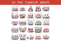 Christmas Bundle Skinny Tumbler Sublimation,Christmas Gnomes Product Image 2