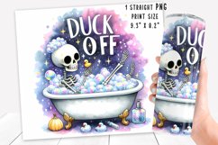 Funny skeleton Tumbler Wrap|PNG, 20 oz. Product Image 2