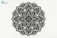Mandala Svg, Zentangle Svg, Mandala Sunflower Svg, Mandala Product Image 2