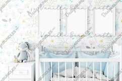 Baby Crib Nursery Mockup PNG Product Image 1