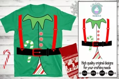 Christmas SVG, Christmas Elf costume, Elf body Costume Svg Product Image 1