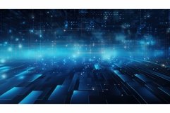 abstract blue digital background Product Image 1