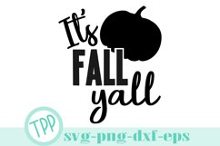 Fall svg, Fall Yall svg, Autumn design file Product Image 1