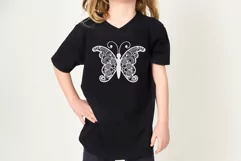 Butterfly Svg, Butterfly Mandala Svg, Mandala Svg, Zentangle Product Image 2