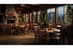 rustic wooden restaurant background Product Image 1