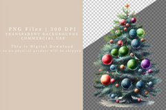 Christmas tree clipart, Christmas tree bundle Product Image 5
