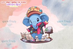 Cute Smart Animals Sublimation Clipart Product Image 11