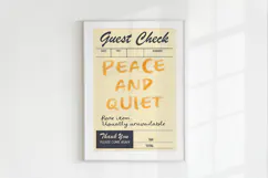 Funny Guest Check PNG Vintage Diner Style, Sublimation PNG. Product Image 2