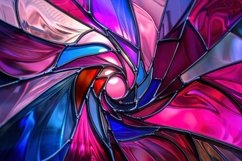 Stained Glass Twisting Background Wallpaper Product Image 1