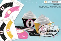 Printable Graduation Girl cupcake wrappers - Printable Party Product Image 1