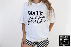 Walk In Faith Svg Cut Files Creative Art Product Image 1