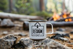 Camping White Enamel Mug Mockups Product Image 1