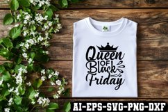 Queen Of Black Friday Svg Cut Files Creative Art Product Image 1