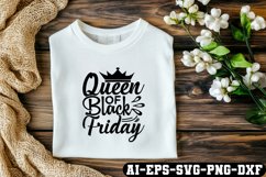Queen Of Black Friday Svg Cut Files Creative Art Product Image 3
