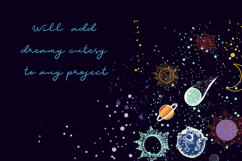 Lovely vibes vector patterns and clipart set Product Image 10