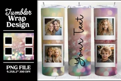 Photo Sublimation Tumbler Template Skinny Product Image 1