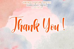 Vintage Perfume Bottles Sublimation Clipart Product Image 11