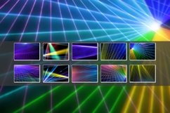 10x Laser light - colorful background on black Product Image 1